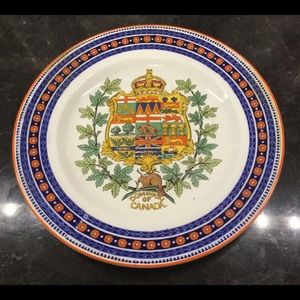 Antique Wedgwood plate, Dominion of Canada
